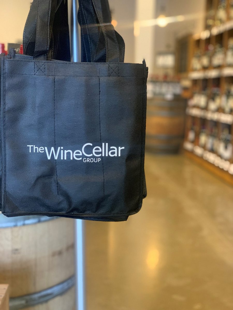 the wine cellar group shopping bag