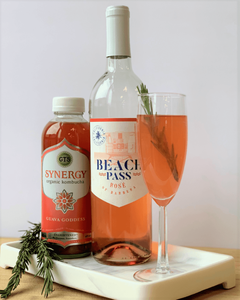 Rosé Cocktail Recipe With Guava Kombucha | The Wine Cellar Group